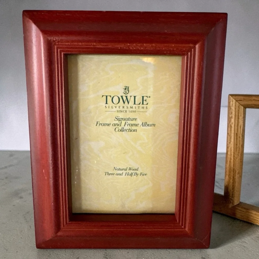 TOWLE SILVERSMITHS NATURAL WOOD 3.5X5 PICTURE FRAME